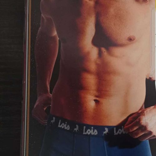 Boxer ajustado azul marino