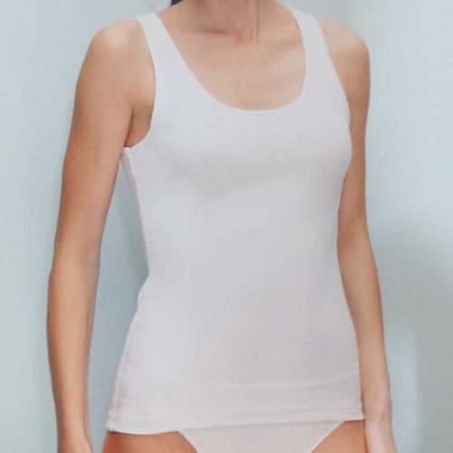 Camiseta interior de tirantes blanca