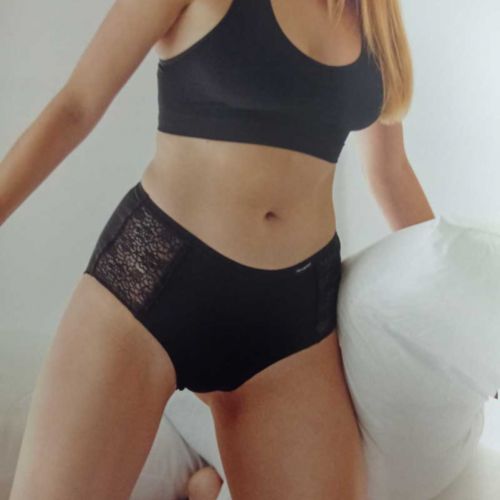 Conjunto de braga y sujetador negro