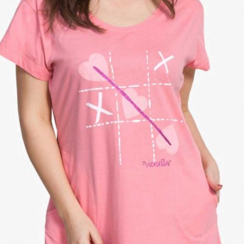 Camisón rosa para mujer