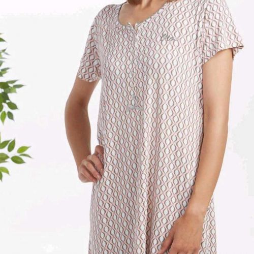 Camisón estampado claro de mujer